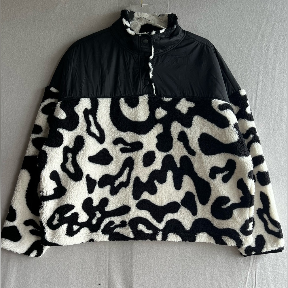 Grayson Threads Black and White Fleece, 1X